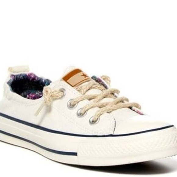 Converse Other - Converse Chuck Taylor All Star Shoreline Low Top Slip On Canvas (Rope) Sneakers